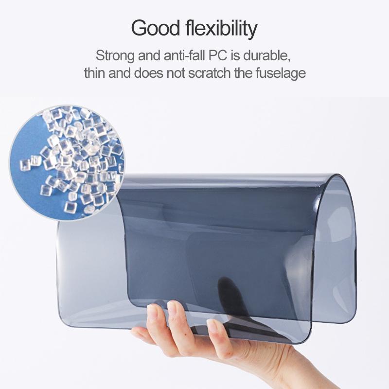 Crystal Shockproof Laptop Case - Protective - Black