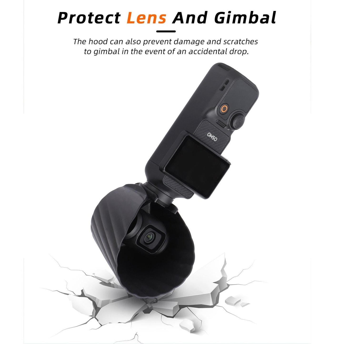 Sunshade Lens Hood for Dji Pocket 3 - Protective Cover