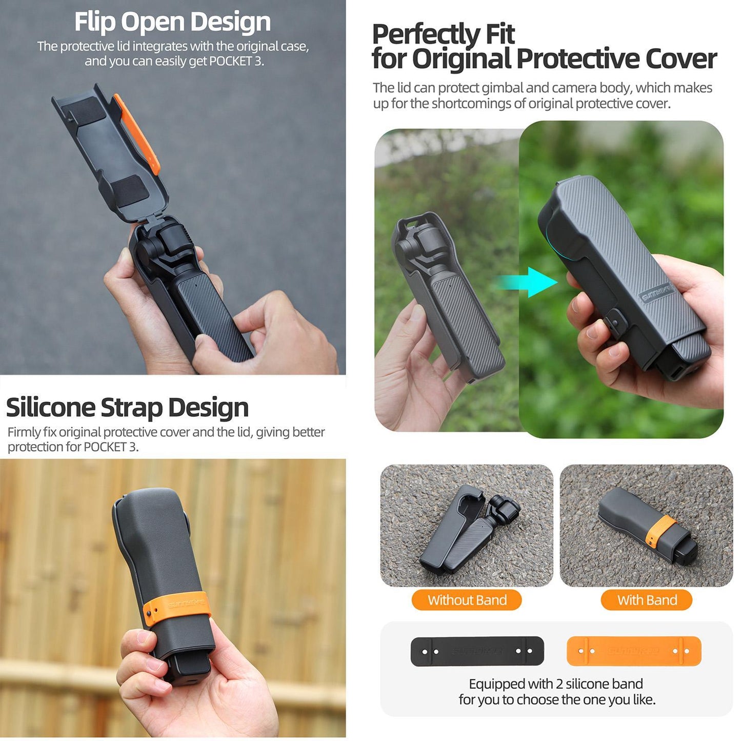 Protective Case For Dji Osmo Pocket 3 Black