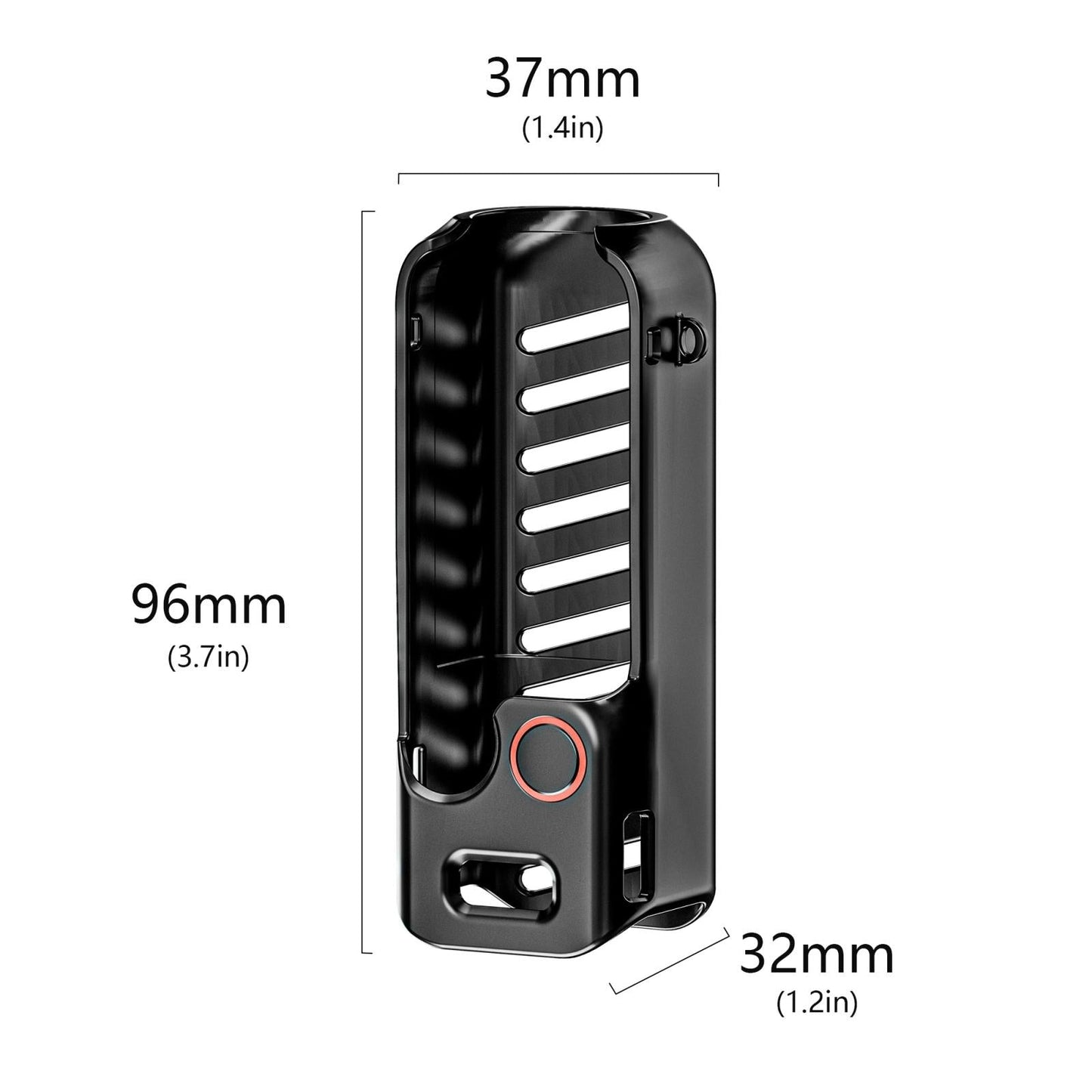 Tpu Cover Case For Osmo Pocket 3 Protective Body Skin - Black