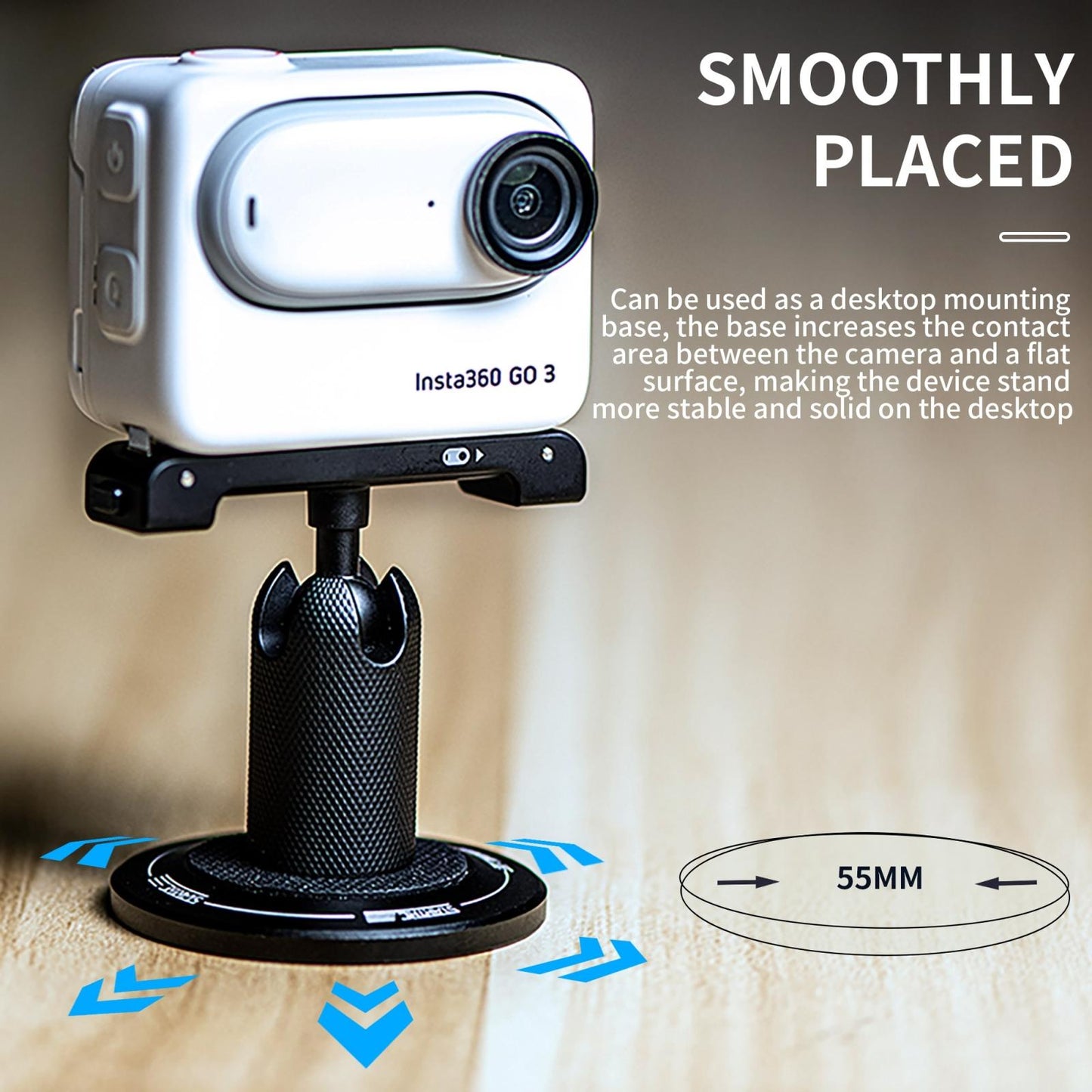 Universal 1 / 4 Metal Mount With Magnetic Base