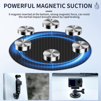 Universal 1 / 4 Metal Mount With Magnetic Base