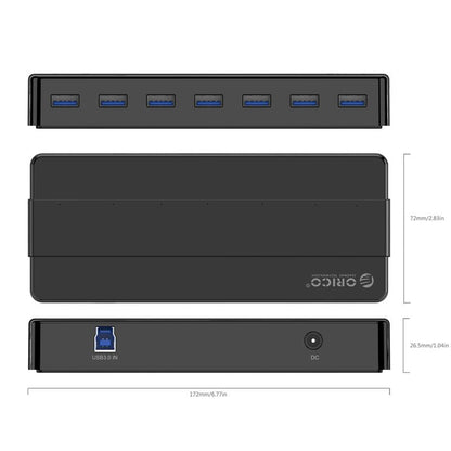 7-Port Usb 3.0 Desktop Hub With 1M Cable