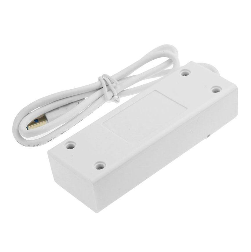 4-Port Usb 3.0 Hub With Led Super Speed 5Gbps - Black