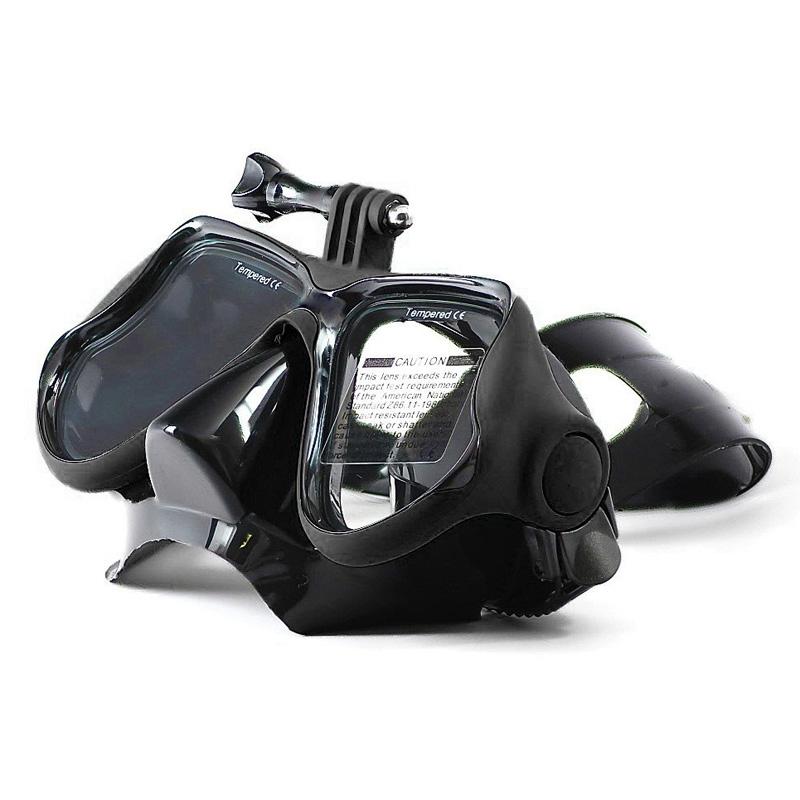 Underwater Camera Mask for Action Cameras - Compatible with Gopro Insta360 Dji and More