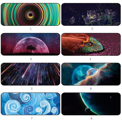 Spacious Mouse Pad For Desk - 2 Lotus