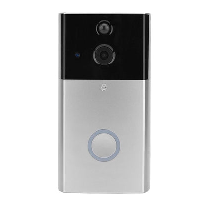 Hd 720P Security Camera Smart Wifi Video Doorbell Intercom Support Tf Card & Infrared Night Vision & Motion Detection App For Ios And Android - Black