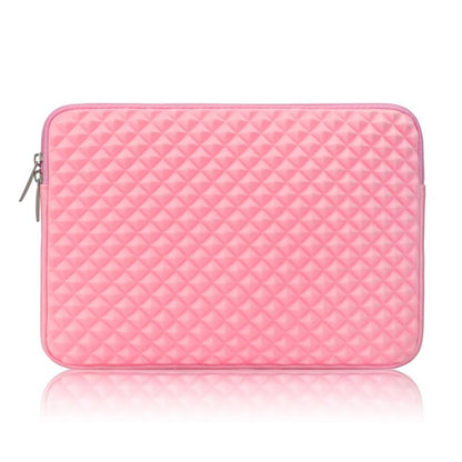 Textured Diamond Laptop Sleeve - Compact - Black