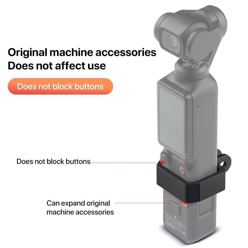 Expansion Bracket Adapter For Dji Osmo Pocket Black