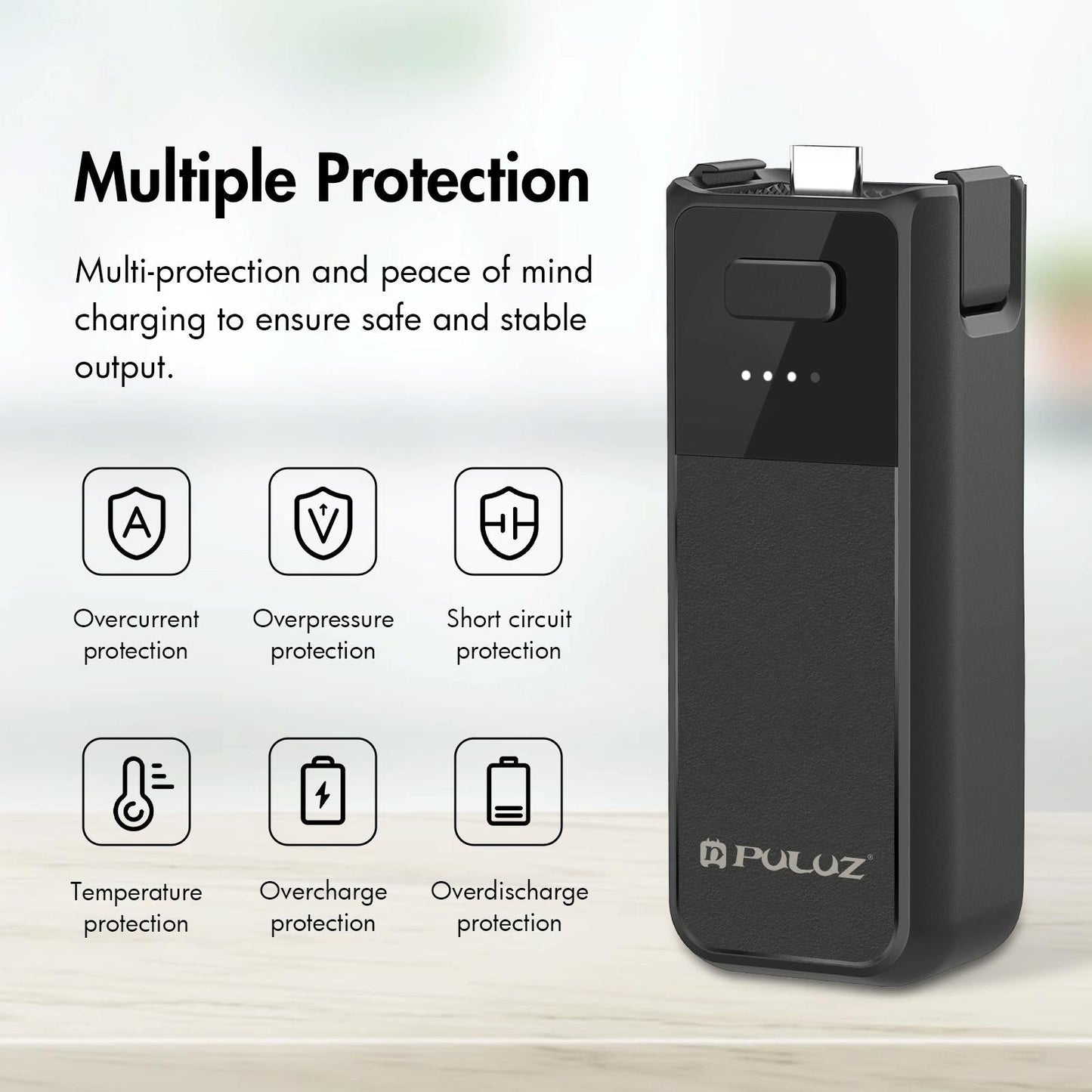 Battery Grip For Dji Osmo Pocket 2800Mah Black