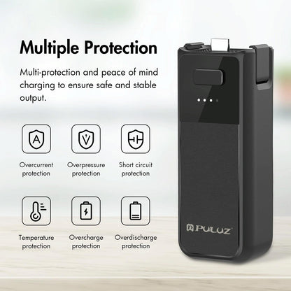 Battery Grip For Dji Osmo Pocket 2800Mah Black
