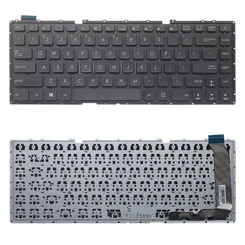 Us Keyboard for Asus Vivobook X441 Series - Black - Black