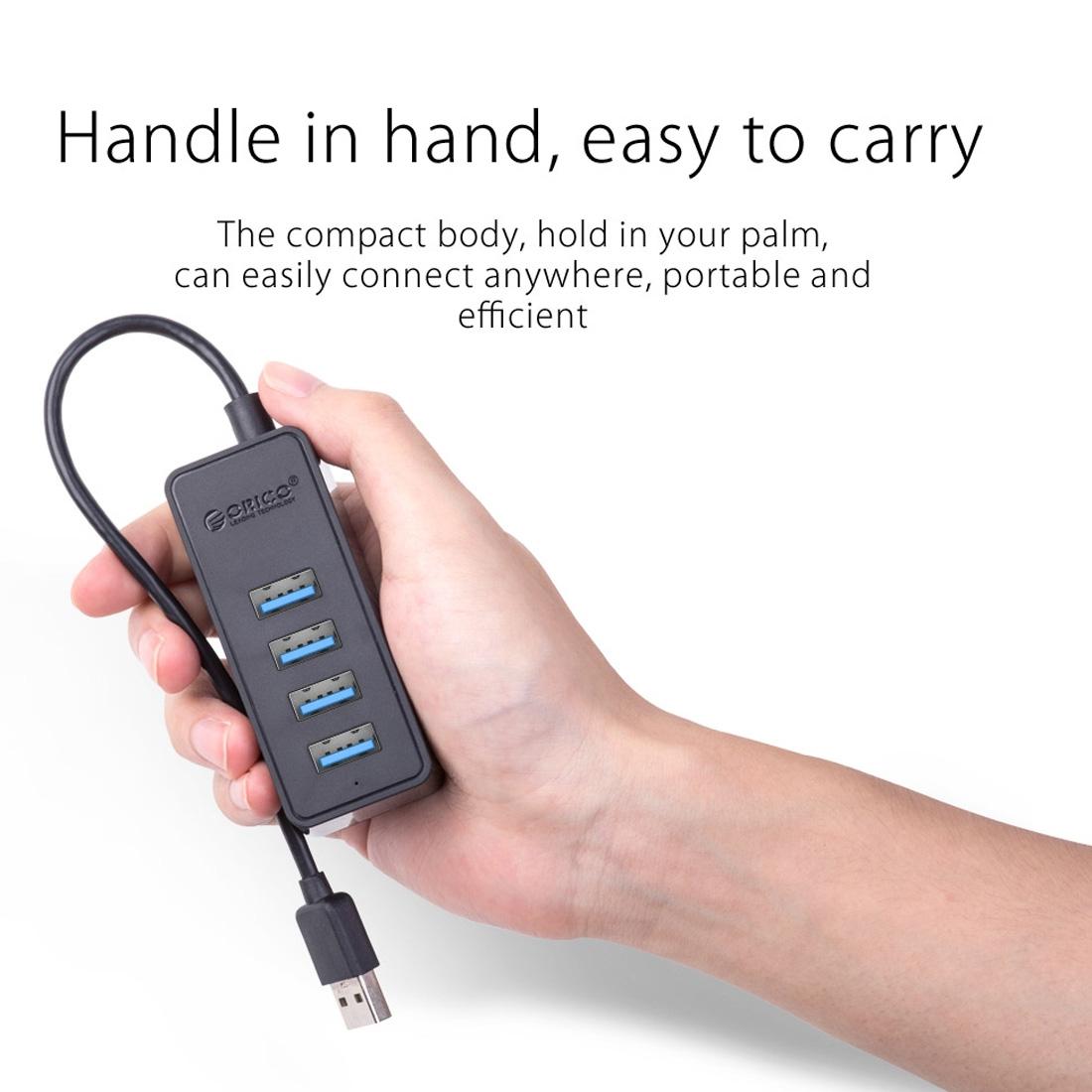 4-Port Usb 3.0 Desktop Hub With Micro Usb Cable