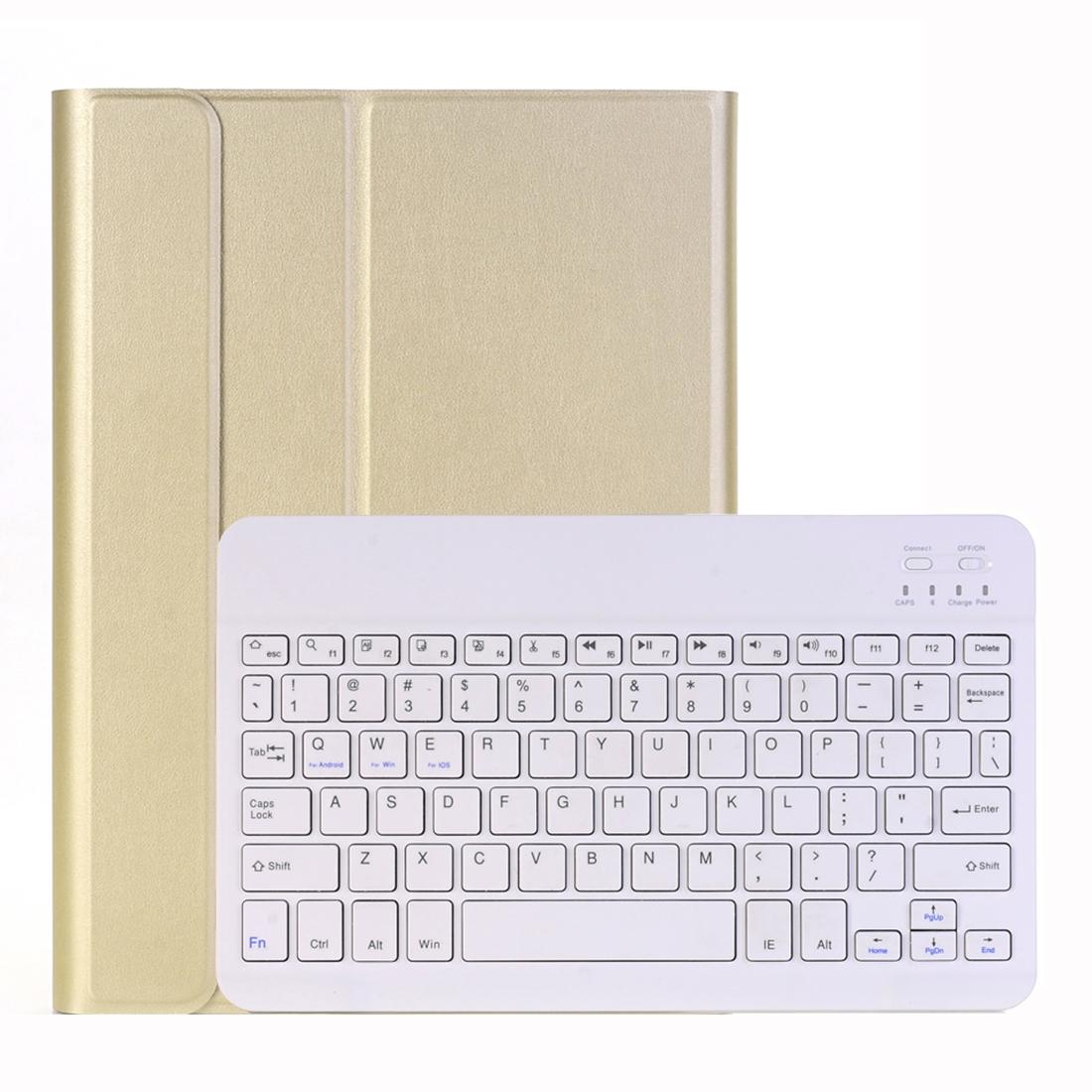 10.2 Ipad Bluetooth Keyboard Case With Stand - Ultra-Thin & Detachable - Black