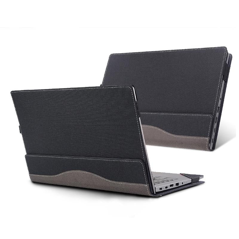 Protective Leather Laptop Case - Anti-Fall - Black - For Lenovo V14 G3 Aba / Iap