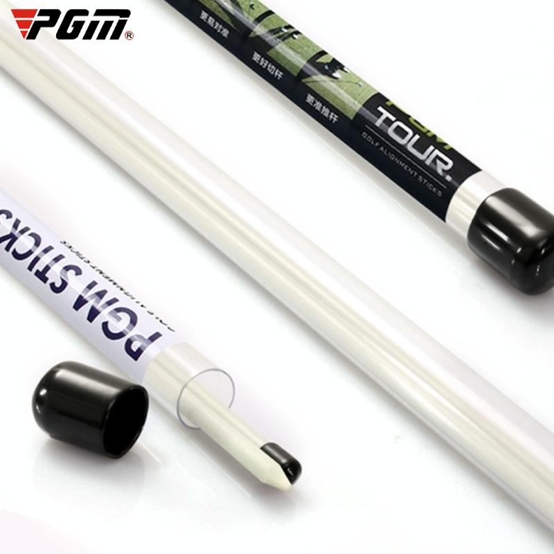 2-pack Golf Alignment Sticks for Accurate Ball Direction - Red Fiberglass - Red With Package