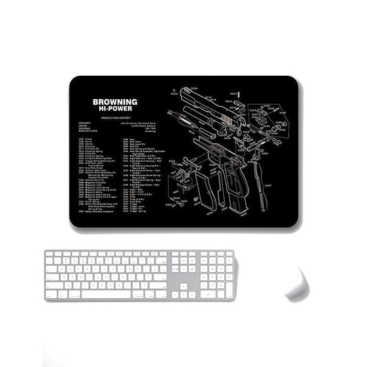 2 Pack Non Slip Office Gaming Mouse Pad 2Mm - Sps-Browninghi-Power