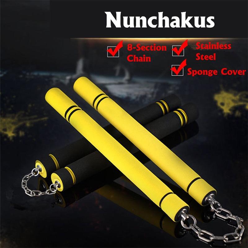 Beginner'S Sponge Nunchaku For Kids - Ideal For Training - Green