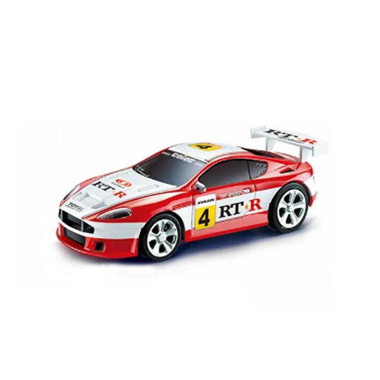 Mini Rc Car with Remote Control - Coke can Design - Green