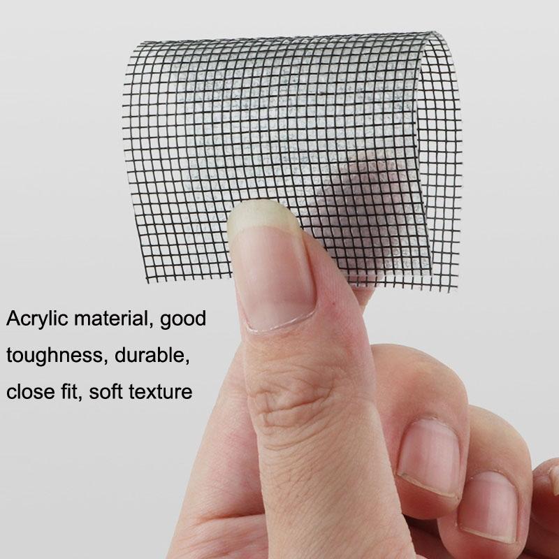 Anti-mosquito Window Screen Curtain - Repair Subsidy - Black