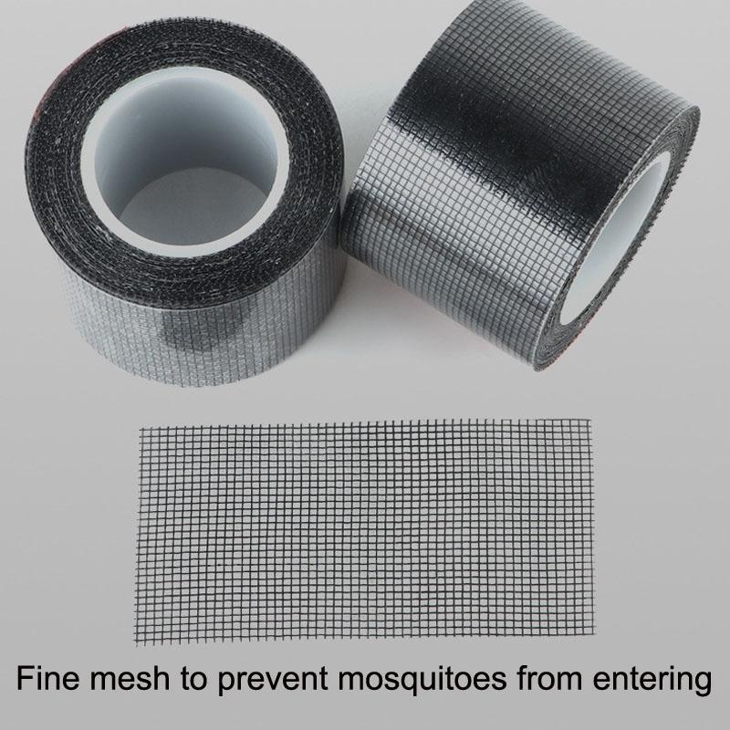 Anti-mosquito Window Screen Curtain - Repair Subsidy - Black