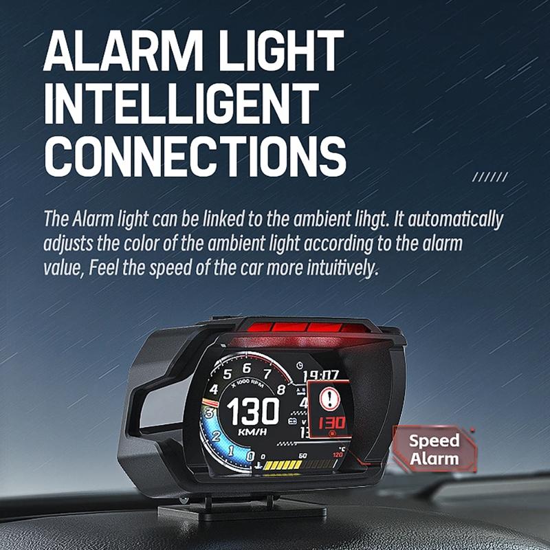 Car Obd Hud Lcd Speedometer Clear Display - Korean Version