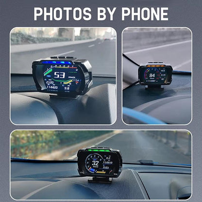 Car Obd Hud Lcd Speedometer Clear Display - Korean Version