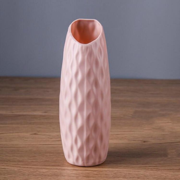 Sturdy Plastic Vase for Creative Display - Drop-resistant - Green