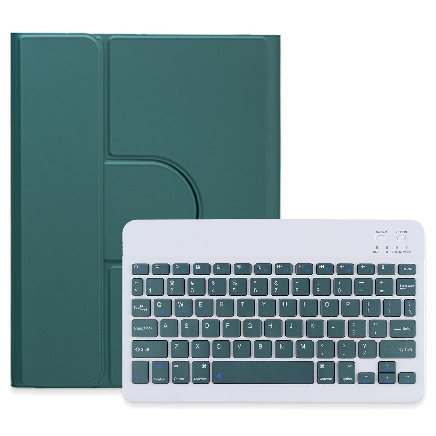 360 Degree Rotatable Bluetooth Keyboard Leather Case - Square Button - Light Purple - For Ipad 10Th Gen 10.9 2022