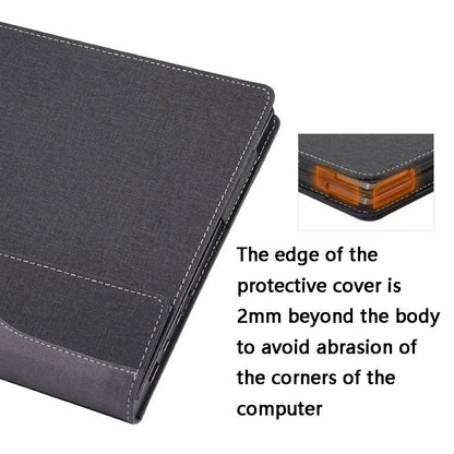 Xiaoxin Pro 14 2021 Anti-Fall Leather Laptop Case - Deep Blue