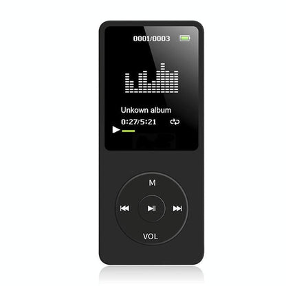 Ultra Thin Screen Mp4 Player Lossless Sound - Red