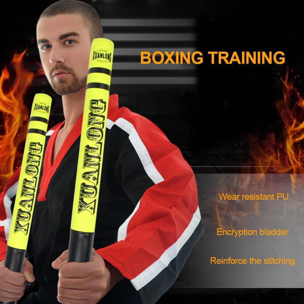 57Cm Sanda Stick For Speed Training And Fighting - Bright Orange - Cool Pink