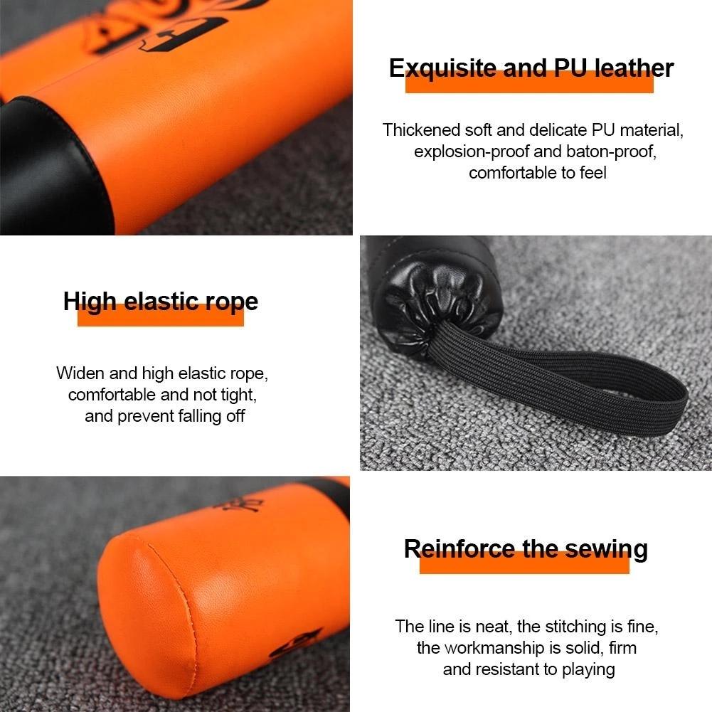 57Cm Sanda Stick For Speed Training And Fighting - Bright Orange - Cool Pink