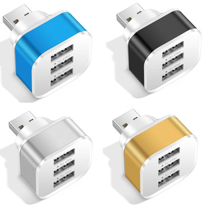 3-Port Usb 2.0 Hub Expander - Black