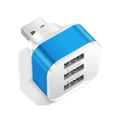 3-Port Usb 2.0 Hub Expander - Black
