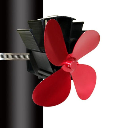 Thermodynamic Wall Mounted Fireplace Fan - no Magnets - Silver