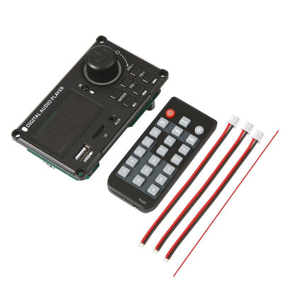 12V 100W Bluetooth Power Amp Board W / Recording - Small Remote Control