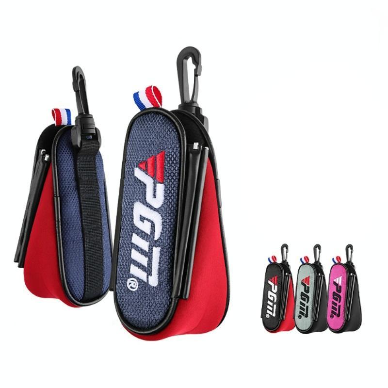 Lightweight Magnetic Golf Ball Bag - Black - Tbd0602823701C