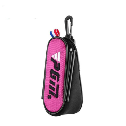 Lightweight Magnetic Golf Ball Bag - Black - Tbd0602823701C