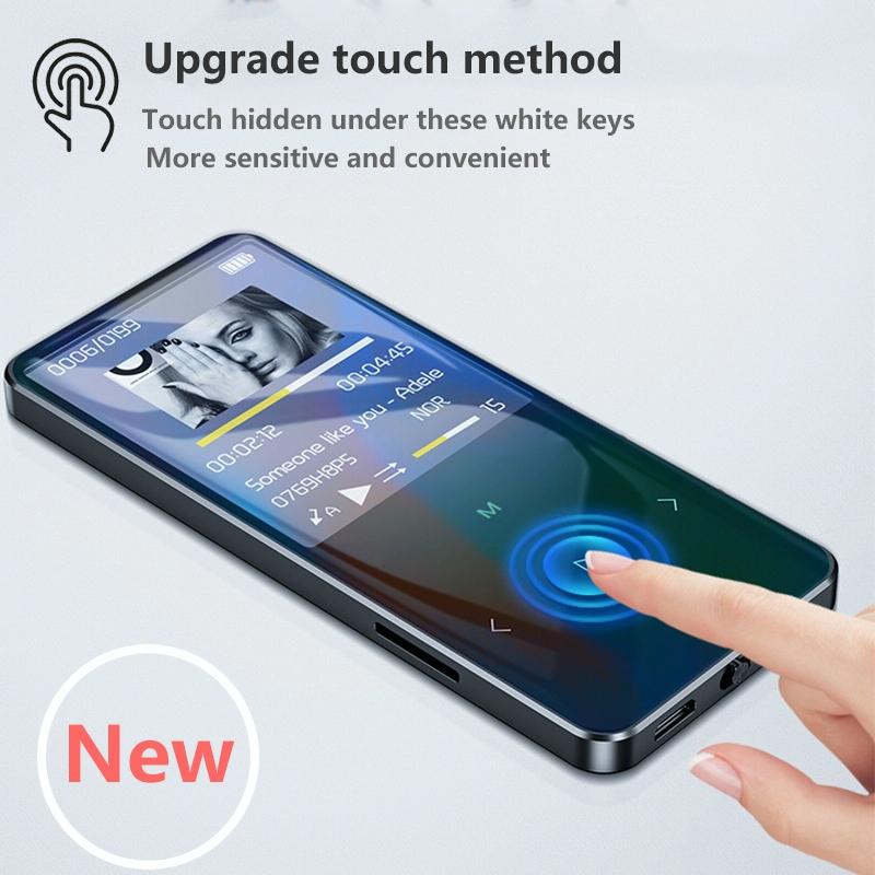 1.8 Inch Metal Bluetooth Mp3 / Mp4 Player With Touch Screen 8Gb - 8Gb Rose Gold