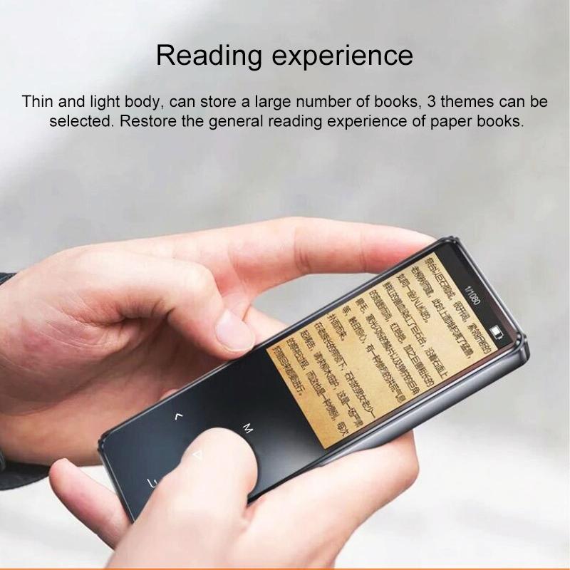 1.8 Inch Metal Bluetooth Mp3 / Mp4 Player With Touch Screen 8Gb - 8Gb Rose Gold