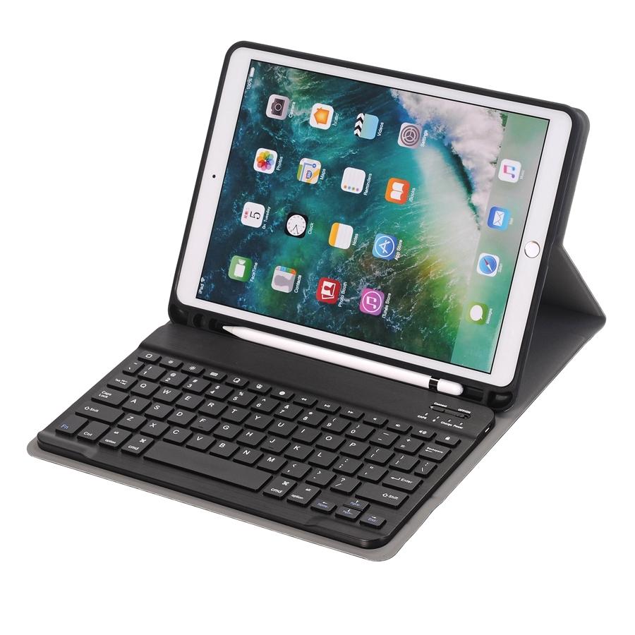 Bluetooth Keyboard Leather Tablet Case For Ipad Air 3 / Pro 10.5 / 10.2 - Detachable - Rose Gold