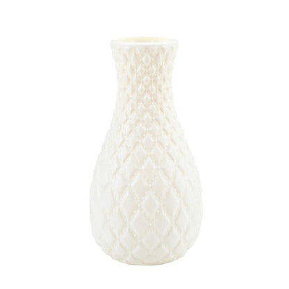 Hydroponic Plastic Vase for Dry and Wet Flower Arrangements - Desktop Furnishings - Blue