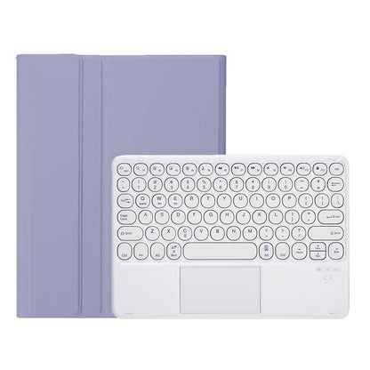 Detachable Bluetooth Keyboard Leather Case For Ipad Air 4 / 5 With Touch Control And Skin Feel Texture - Dark Green