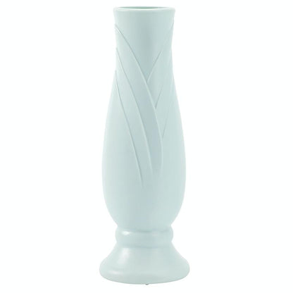 Imitation Porcelain Petal Vase for Drop-proof Home Decor - White