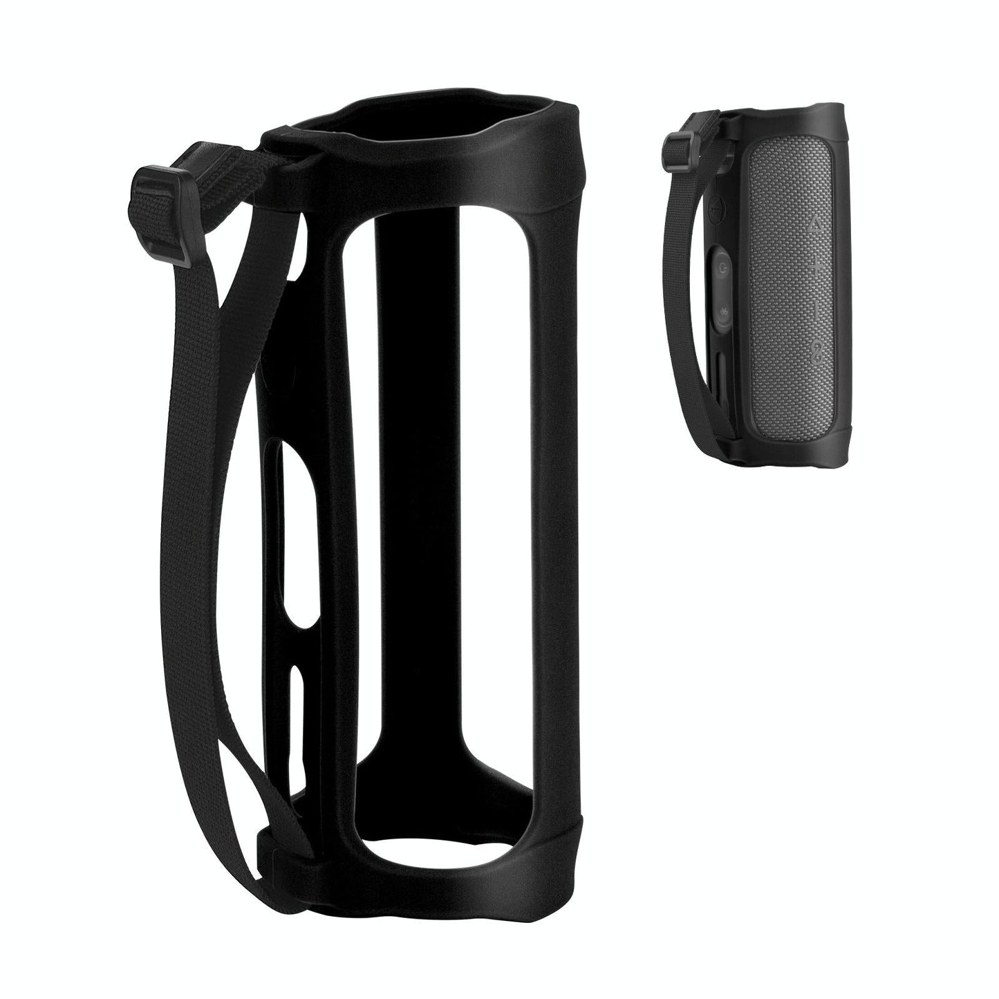 Soft Silicone Sleeve for Jbl Flip5 Speaker - Portable and Protective - Black
