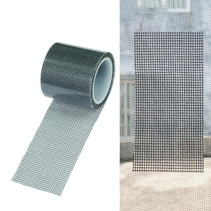 Anti-mosquito Door Curtain Net for Window Repair - Black