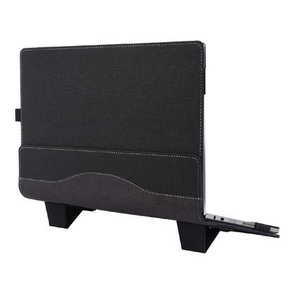Protective Leather Laptop Case With Stand - 15.6 Inch - Wine Red - For Samsung Galaxy Book Flex 2020