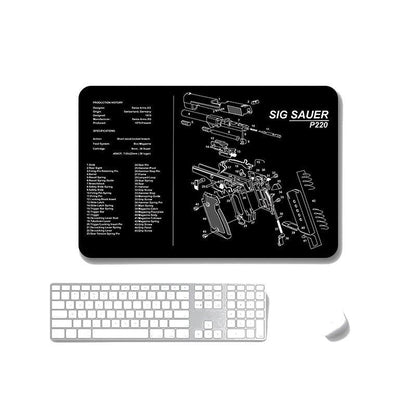 2 Pack Non Slip Gaming Mouse Pad 3Mm Thick - Sps-Browninghi-Power