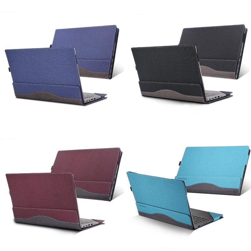 Protective Leather Case For Hp Envy 13-Aq / Ah Laptops - Wine Red